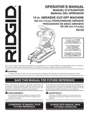 RIDGID R4142 Manuel D'utilisation