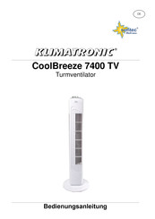 Suntec Wellness KLIMATRONIC CoolBreeze 7400 TV Mode D'emploi