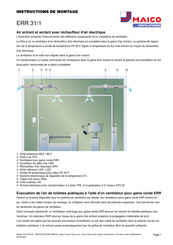 Maico ERR 31/1 Instructions De Montage