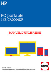 HP 14B-CA0004NF Manuel De L'utilisateur