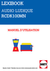 LEXIBOOK RCDK100MN Mode D'emploi