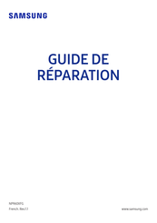Samsung NP960XFG Guide De Réparation