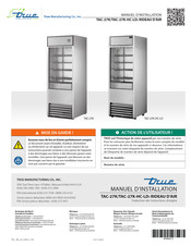 True Manufacturing Company TAC-27K-HC-LD Manuel D'installation