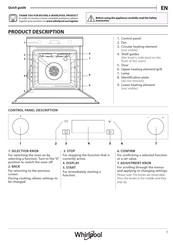 Whirlpool W7 OM5 4 H Guide Rapide