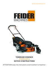 FEIDER Machines FTDT511ZT-A Notice D'instructions