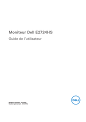 Dell E2724HSc Guide De L'utilisateur