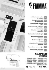 Fiamma HYMER F98655-938 Instructions De Montage