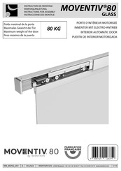 Mantion MOVENTIV 80 GLASS Instructions De Montage