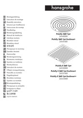 Hansgrohe Pulsify 260 1jet EcoSmart 24141 Serie Instructions De Montage
