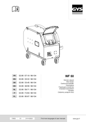 GYS WF 50 Mode D'emploi