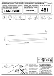 trendteam LANDSIDE 2118-481-F4 Instructions De Montage