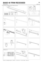 Xal BASO 40 TRIM RECESSED Instructions De Montage