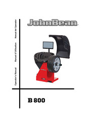 JohnBean B 800 Manuel D'utilisation