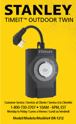 Stanley DR-1212 Mode D'emploi