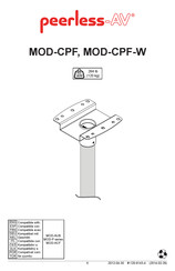 peerless-AV MOD-CPF Mode D'emploi