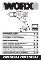 Worx WX183.9 Notice Originale