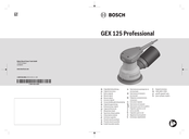 Bosch GEX 125 Professional Notice Originale