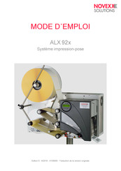 Novexx Solutions ALX 926 Mode D'emploi