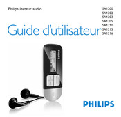 Philips SA1202 Guide D'utilisateur