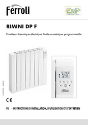 Ferroli RIMINI DP F 700 Instructions D'installation, D'utilisation Et D'entretien