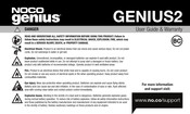 NOCO Genius 2 Guide D'utilisation Et Garantie