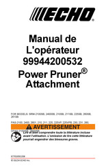 Echo 99944200532 Manuel De L'opérateur