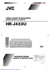 JVC HR-J433U Manuel D'instructions