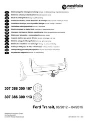 Westfalia Automotive 307 386 300 107 Notice De Montage Et D'utilisation