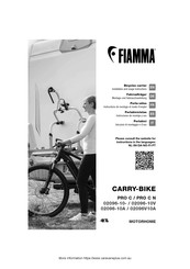 Fiamma PRO C N Instructions De Montage Et Mode D'emploi