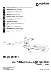 Westfalia 344 043 600 001 Notice De Montage Et D'utilisation