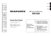 Marantz NR1508 Guide De Démarrage Rapide