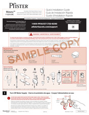 Pfister Masey F-529-EMC Guide D'installation Rapide