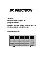 B+K precision MDL001 Manuel D'utilisation