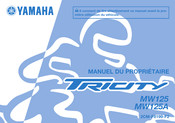 Yamaha TRICITY Consignes D'installation Et Manuel Du Propriétaire