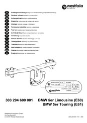 Westfalia Automotive 303 294 600 001 Instructions De Montage