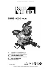 Build Worker BRMS1900-210LA Traduction Des Instructions D'origine