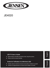 Jensen JE4020 Guide De L'utilisateur