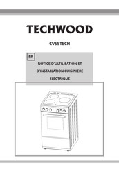 TECHWOOD CV55TECH Notice D'utilisation Et D'installation