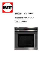 Electrolux ARTHUR MARTIN AOC 66313 X Notice D'utilisation