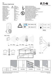 Eaton EUxComfort CSAP-01/01 Instructions De Montage
