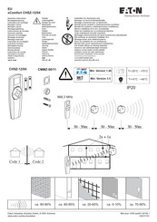 Eaton EU xComfort CHSZ-12/04 Instructions De Montage