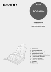 Sharp FO-2970M Guide Utilisateur