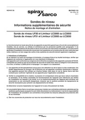 Spirax Sarco LP 31 Mode D'emploi