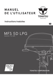 TOHATSU MFS 5D LPG Manuel De L'utilisateur
