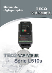 TECO L510s Serie Manuel De Reglage