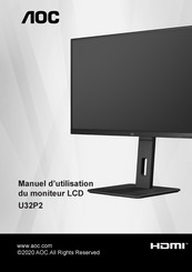 AOC U32P2 Manuel D'utilisation