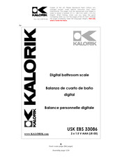 Kalorik USK EBS 33086 Mode D'emploi