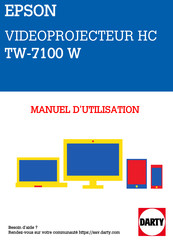 Epson EH-TW7000 Guide De L'utilisateur