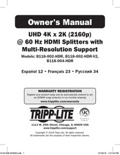 Tripp-Lite B118-002-HDR-V2 Manuel De L'utilisateur