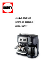 De'Longhi BCO260.CD Mode D'emploi